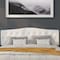 Flash Furniture King, Cambridge Headboard, White Fabric HG-HB1708-K-W-GG - alternate 2